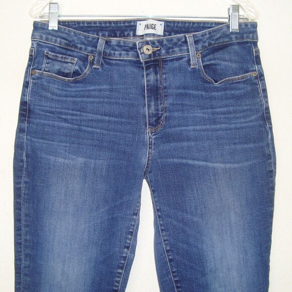 Paige Brigitte Midrise Boyfriend Jeans in Enchant Wash Size 30 - Picture 10 of 13